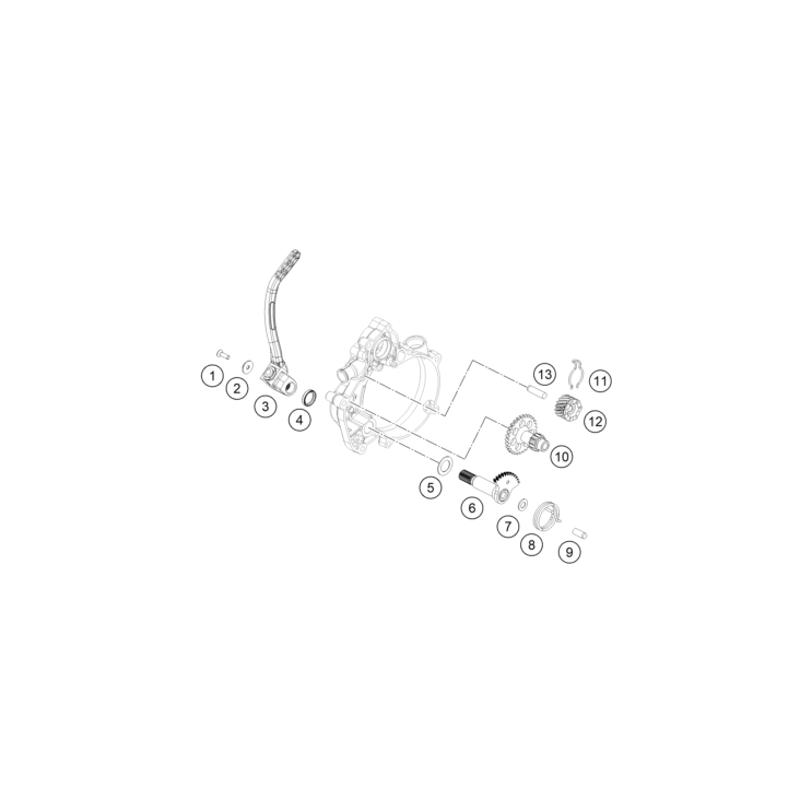 KICK HUSQVARNA 50 TC 2025